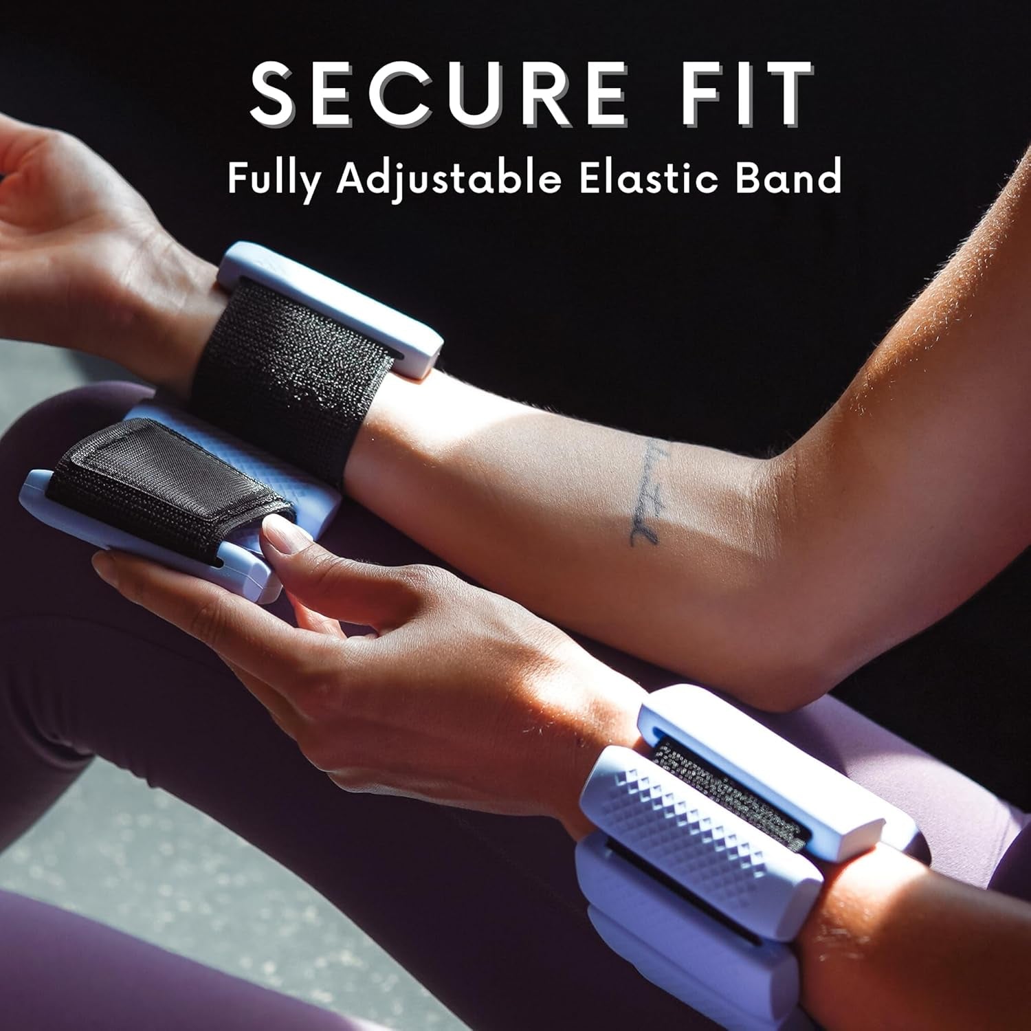 Wrist & Ankle Weights - 1 Pair - Wearable Ankle Weights for Women and Men - Wearable Bracelet for Exercise, Yoga, Walking, Running, Dance, Barre, Pilates, Cardio, Aerobics