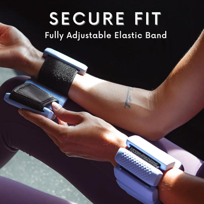 Wrist & Ankle Weights - 1 Pair - Wearable Ankle Weights for Women and Men - Wearable Bracelet for Exercise, Yoga, Walking, Running, Dance, Barre, Pilates, Cardio, Aerobics