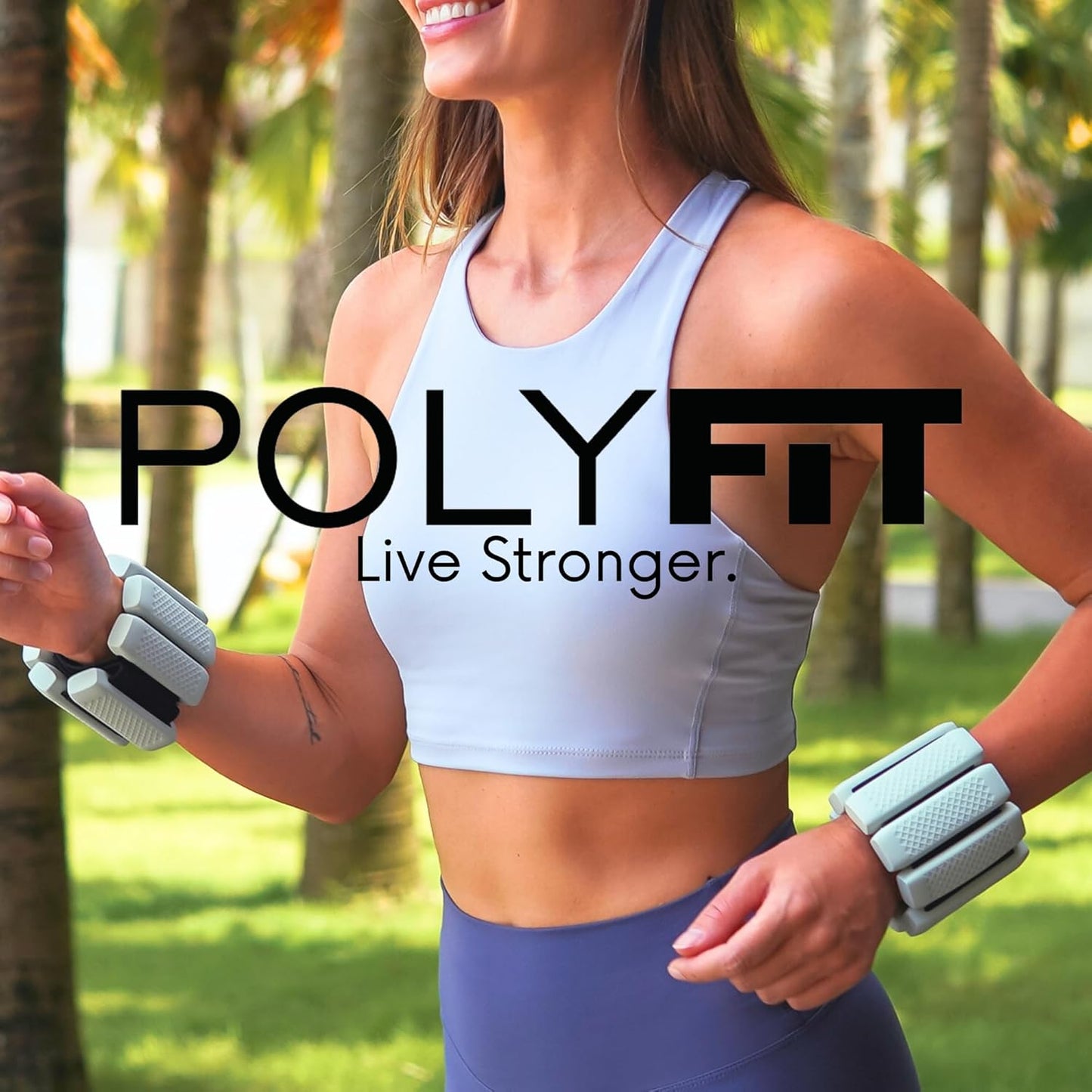 Wrist & Ankle Weights - 1 Pair - Wearable Ankle Weights for Women and Men - Wearable Bracelet for Exercise, Yoga, Walking, Running, Dance, Barre, Pilates, Cardio, Aerobics
