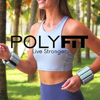 Wrist & Ankle Weights - 1 Pair - Wearable Ankle Weights for Women and Men - Wearable Bracelet for Exercise, Yoga, Walking, Running, Dance, Barre, Pilates, Cardio, Aerobics