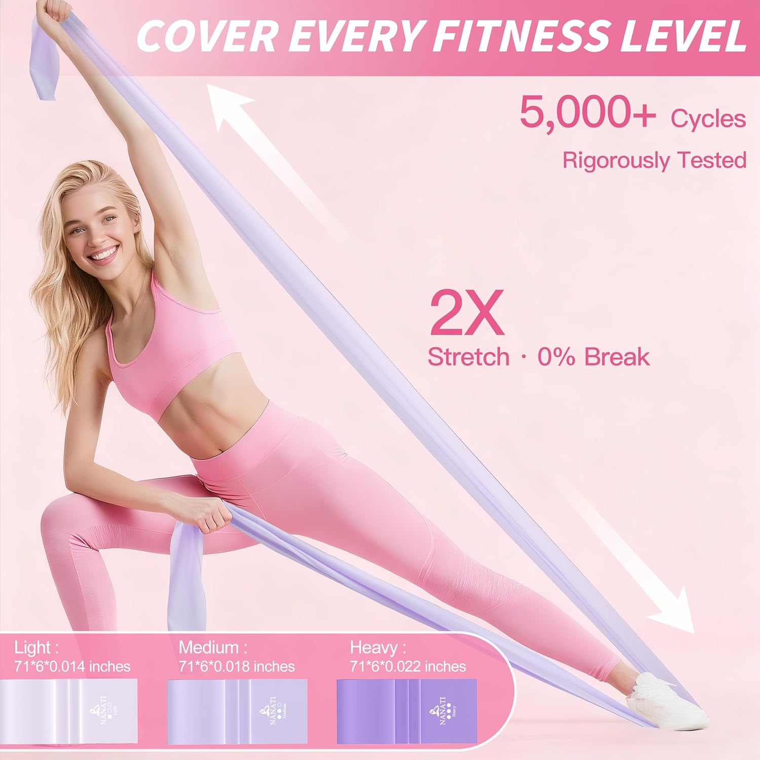 Pilates Kit, Home Pilates Workout Kit for Women, Pilates Equipment with 14.5" Pilates Ring and Ball, Resistance Bands, Ankle Weights, Sliders & Grip Socks for Home Workouts